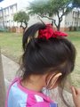 Ladybug pattern scrunchie, children,adult scrunchie, mommy and me, ponytail elastic hair tie ,anime hair ties