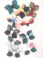 Japanese clip, Japanese kimono pattern,single clip , Anime hair clip, small hair clip, handmade hair accessories