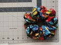 Hawaiian XL Scrunchie, Floral scrunchie,made in Hawaii, handmade hair accessories
