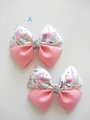 Unicorn and Mermaid kids Piggy tail bows,pair hair clips,kids hair accessories,girls hair clips , toddlers