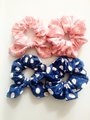 Bunny ears scrunchie, Japanese Rabbit, handmade hair accessories, hair ties, elastic