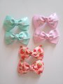 Kids hair clip piggy, girls hair clip, small hair clips, handmade hair accessories, strawberry hair clips