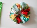 Hawaiian XL scrunchie, tropical scrunchie,handmade hair ties, elastic, floral scrunchie,