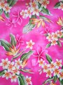 Hawaiian scrunchie,pink scrunchie, floral scrunchie,hair ties, elastic, handmade hair accessories