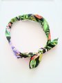 Aloha knotted head band, Floral headband, adult head band,made in Hawaii, handmade hair accessories