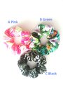 Hawaiian print scrunchie, hair ties, elastic, scrunchy, tropical,