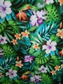 Aloha knotted head band, Hawaiian print,made in Hawaii, adult head band Bunny ears head band, handmade hair accessories
