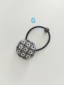 Embroidery Sashiko Japanese hair ties, elastic,hair accessories,adult hair ties.
