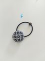 Embroidery Sashiko Japanese hair ties, elastic,hair accessories,adult hair ties.