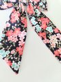 Long tail hair bow, Japanese Sakura hair bow,6"hair bow, Hair accessories