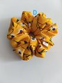 Chiffon scrunchie, large chiffon scrunchie, elastic,hair accessories,hair tie, Floral scrunchie Daisy scrunchie