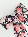 Long tail hair bow, Japanese Sakura hair bow,6"hair bow, Hair accessories