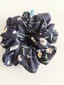 Chiffon scrunchie, large chiffon scrunchie, elastic,hair accessories,hair tie, Floral scrunchie Daisy scrunchie