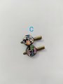 Set of two hair clip,small hair clips,Silk Kimono hair clip,