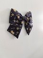 Japanese pattern hair bow, hair bow,Sakura print hair bow, hair bow for adults, Sailor hair bow, handmade hair bow