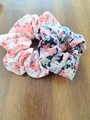 Japanese Sakura hair scrunchie,floral hair ties, hair ties, elastic, hair ties, handmade hair accessories