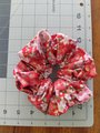 Japanese Sakura hair scrunchie,floral hair ties, hair ties, elastic, hair ties, handmade hair accessories
