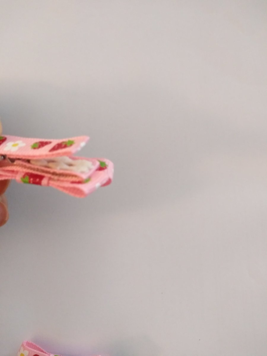 Strawberry hair clip Pair,piggy,anti-slip clip, handmade hair accessories, children hair clip, girls hair clip