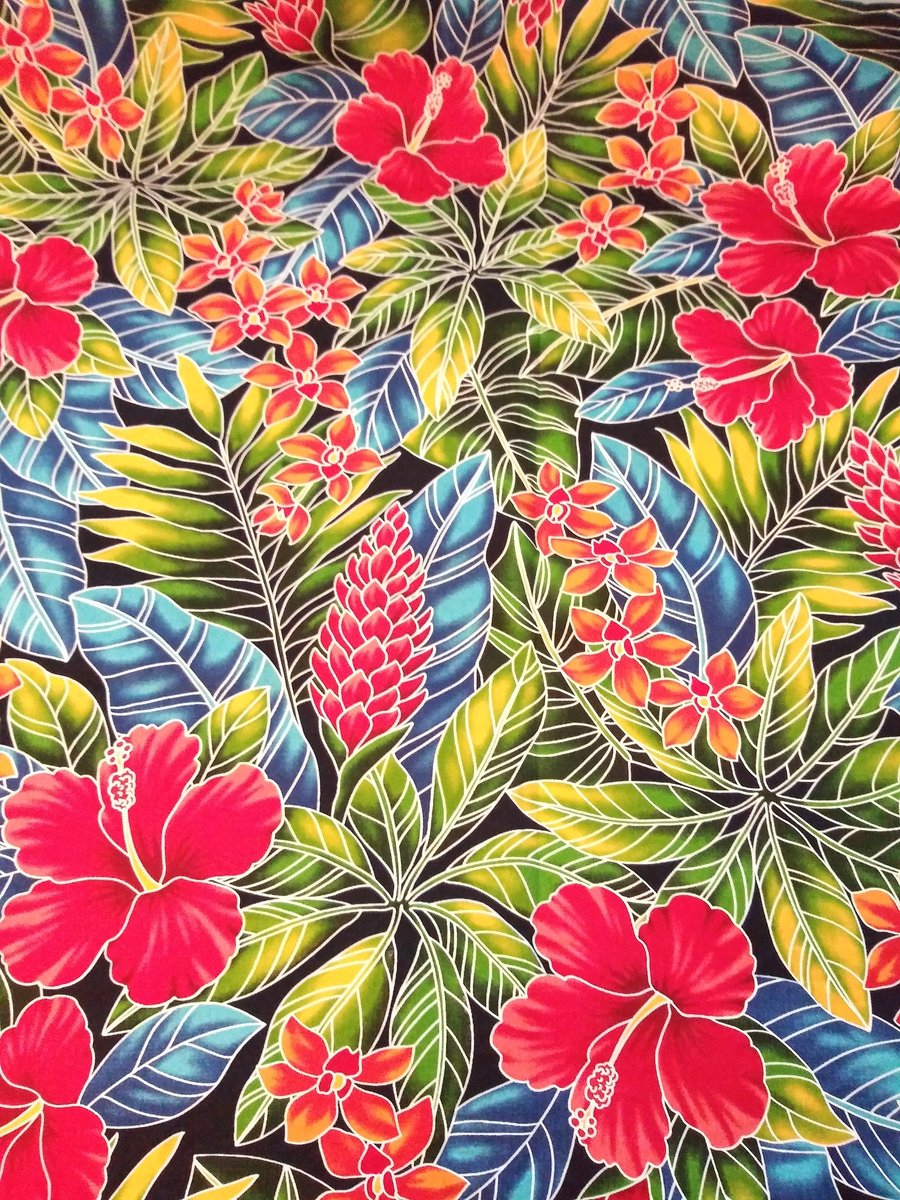Hawaiian XL Scrunchie, Floral scrunchie,made in Hawaii, handmade hair accessories