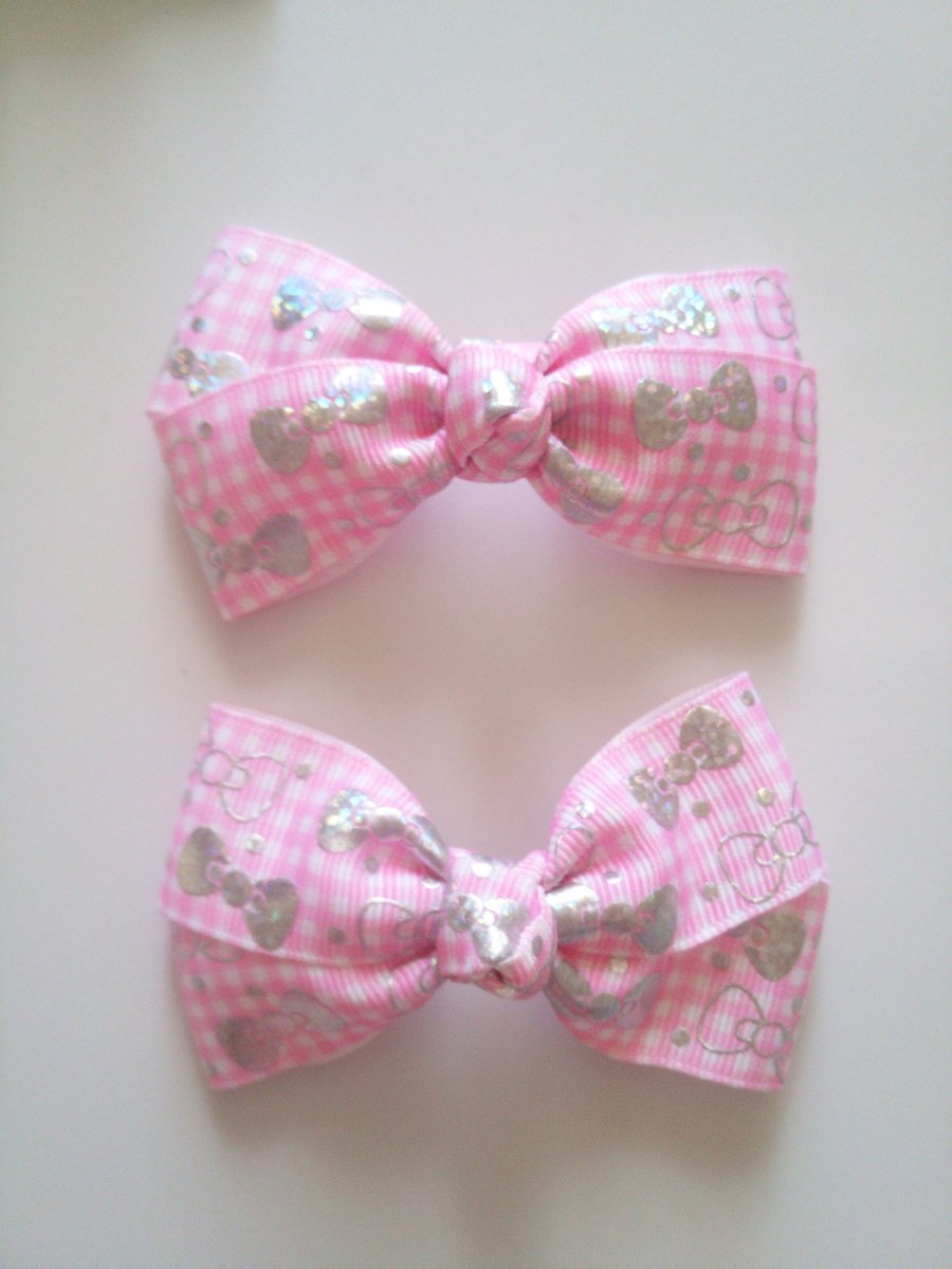 Kids hair clip piggy, girls hair clip, small hair clips, handmade hair accessories, strawberry hair clips