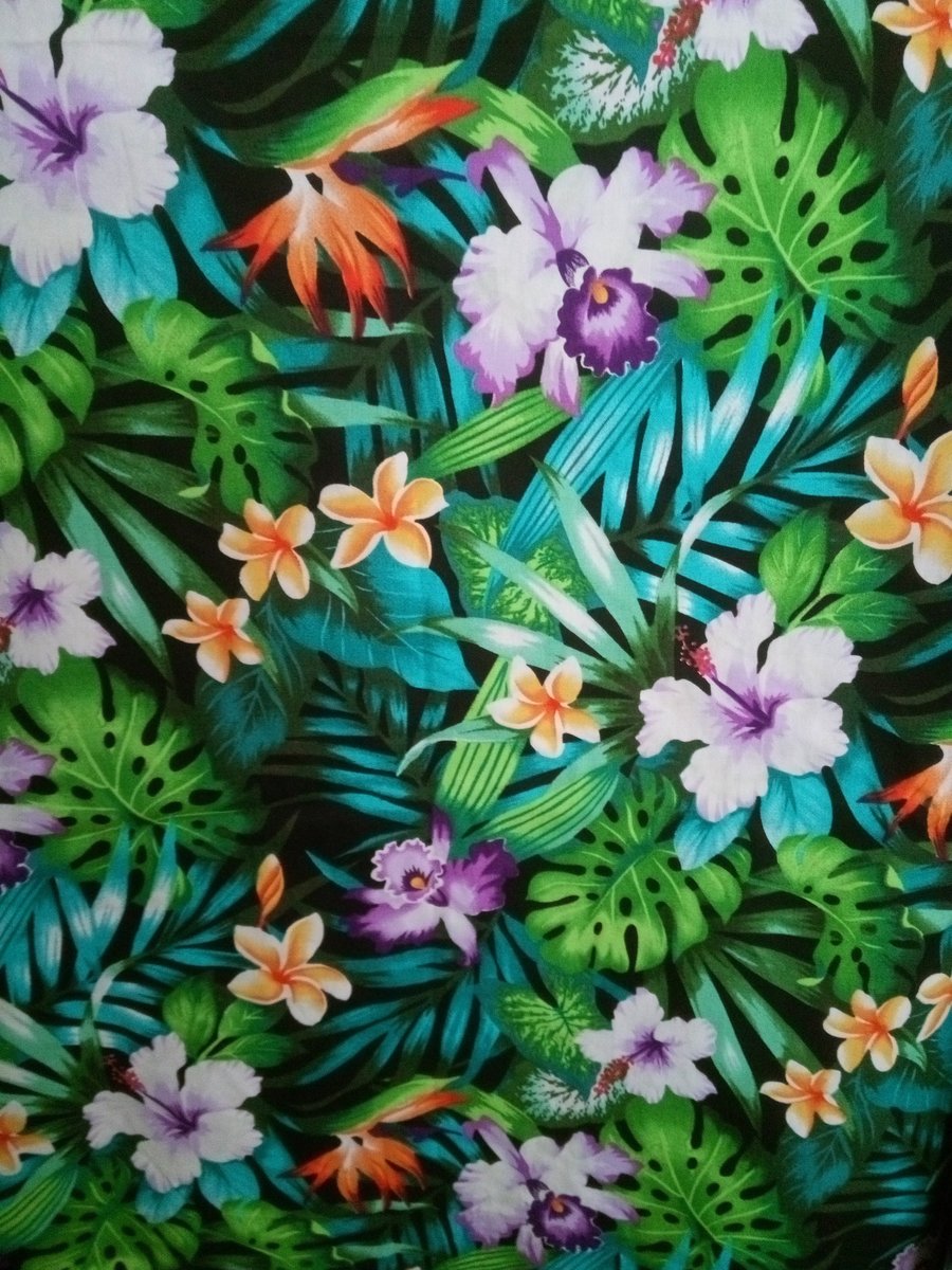 XL Hawaiian print scrunchie , handmade scrunchie,hair tie, ponytail elastic,made in hawaii