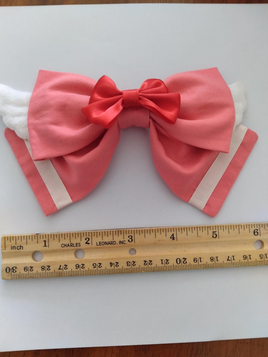 Fabric wings hair bow ,character hair bows,anime hair bow, adult hair bow, handmade hair accessories