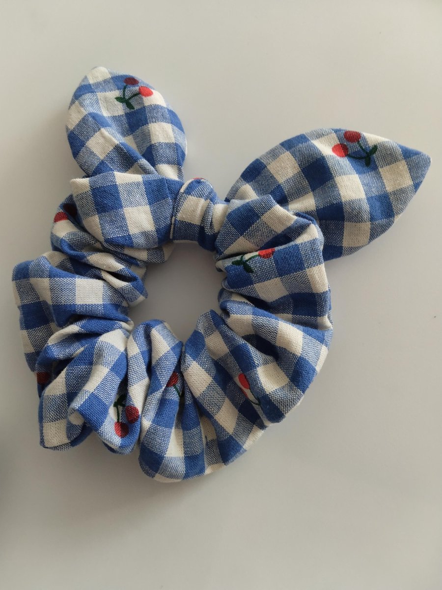 Bunny ears scrunchie, Plaid scrunchie,Check scrunchie, Regular scrunchie,scrunchy