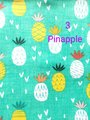 Bunny ears scrunchie, Hawaiian print, adult hair tie, elastic, handmade hair accessories, tropical scrunchie