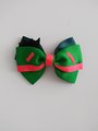 Cool hair bow, character hair bow, Anime hair clip, handmade hair accessories