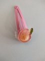 Snap hair clip , peach Handmade hair accessories, adult hair clip, kids hair clips