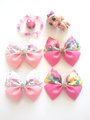 Unicorn and Mermaid kids Piggy tail bows,pair hair clips,kids hair accessories,girls hair clips , toddlers