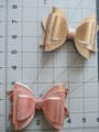 Glitter faux leather hair bow,kids hair bow, 4 inches hair bow, vegan hair bow, handmade hair accessories