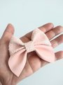 Faux leather Glitter hair clip for kids,girls hair clip, toddler hair clip, pink hair clip