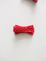 Piggy hair clips, small hair clips, red hair clips, anti-slip hair clip, Ladybug pattern