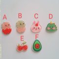 Kids hair clip,Animal and Fruits hair bow, toddler hair bow,kawaii hair bow, handmade hair accessories