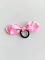 Hawaiian print Bunny ears hair ties, handmade hair accessories, elastic,tropical flower