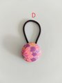 Floral button hair tie, Liberty hair ties,hair ties for adults, Kurumi hair ties, elastic,Gift for her