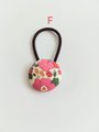 Floral button hair tie, Liberty hair ties,hair ties for adults, Kurumi hair ties, elastic,Gift for her