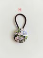 Floral button hair tie, Liberty hair ties,hair ties for adults, Kurumi hair ties, elastic,Gift for her