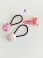 Button hair ties set of 2, Liberty hair ties, Floral hair ties, hair ties for adults,Gift for her