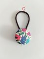 Floral button hair tie, Liberty hair ties,hair ties for adults, Kurumi hair ties, elastic,Gift for her