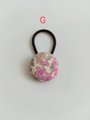 Floral button hair tie, Liberty hair ties,hair ties for adults, Kurumi hair ties, elastic,Gift for her