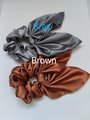 Satin Bow Scrunchie: Handmade Hair Tie - Adult & Youth