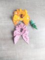 Scrunchie with bow,Bow scrunchie,scrunchy,elastic, scrunchie for Adults,Anime inspired scrunchie
