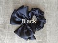 handmade satin scrunchie hair tie, elastic,Scrunchy , adult scrunchie.Scrunche with bow