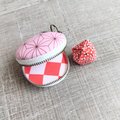 Charm with keychain,small pouch,Anime inspired charm