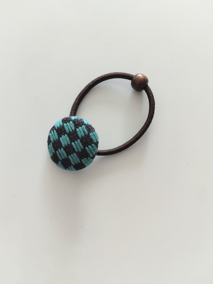 Japanese embroidery hair ties, Anime hair ties, Adult hair ties , elastic