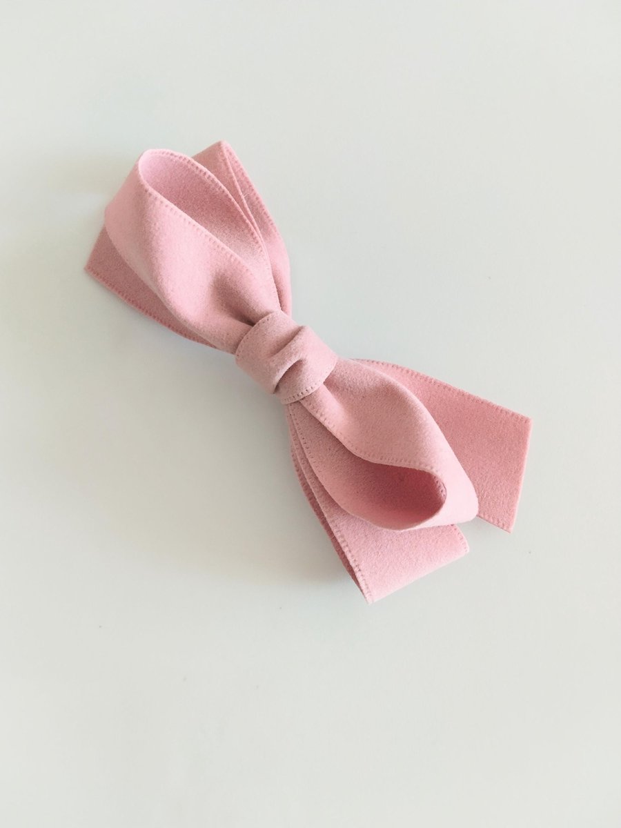 Suede Hair barrette for adults, handmade hair Barrette,hair bows, hair clips, pink hair bows,Black hair bows