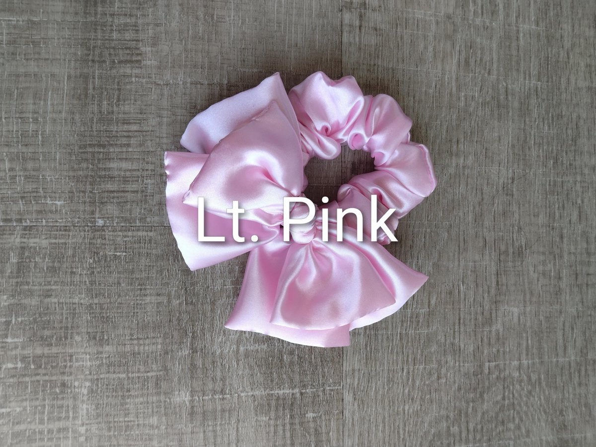 handmade satin scrunchie hair tie, elastic,Scrunchy , adult scrunchie.Scrunche with bow