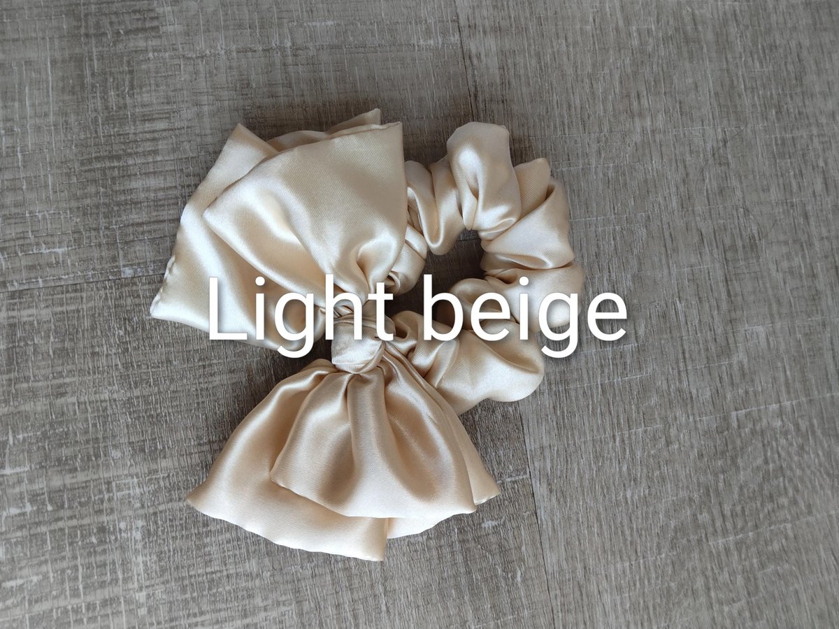 handmade satin scrunchie hair tie, elastic,Scrunchy , adult scrunchie.Scrunche with bow